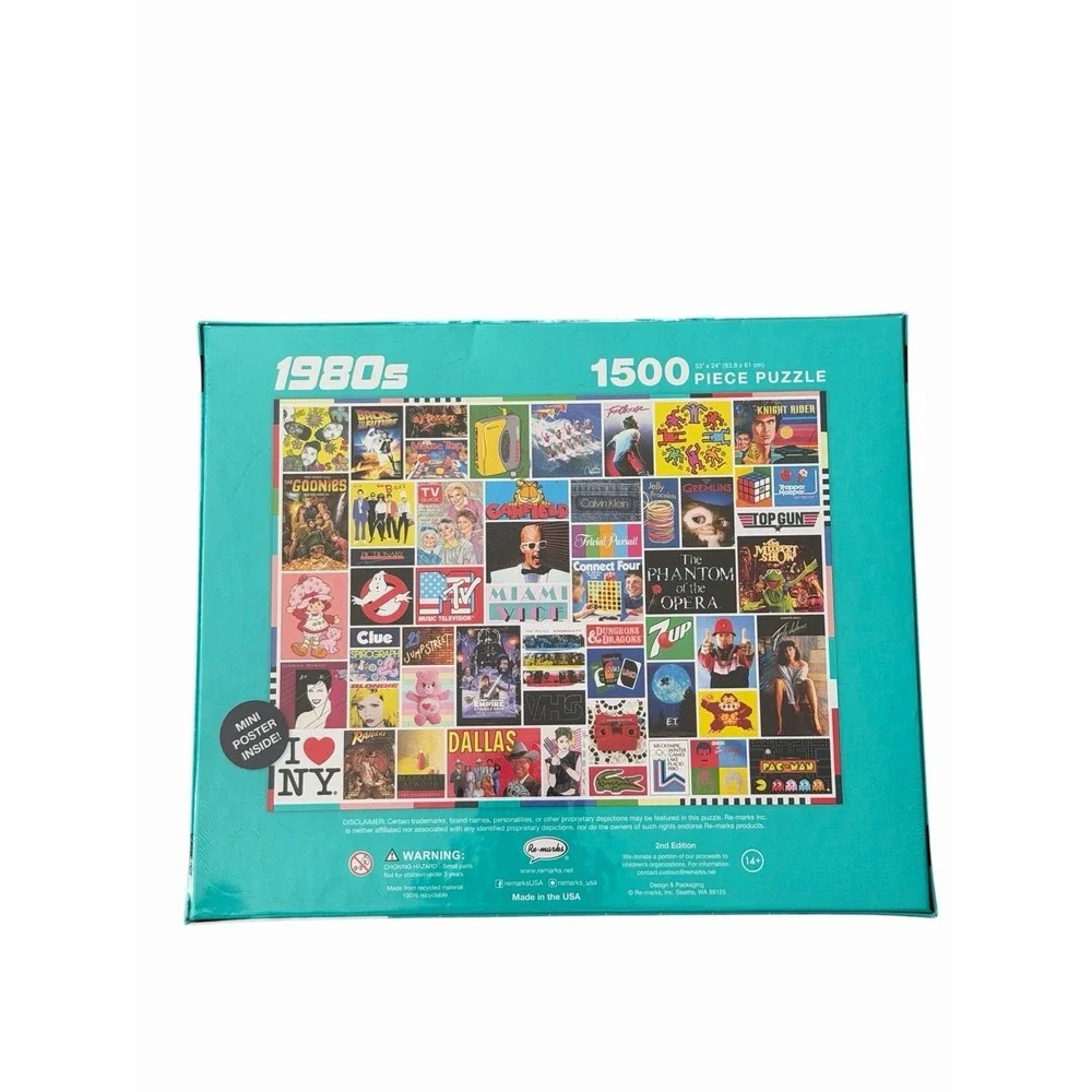 Remarks 1980s Puzzle 1500 Pieces 33x24